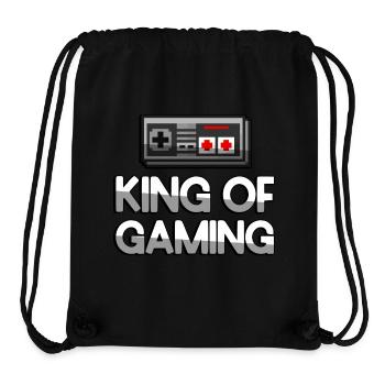 KING OF GAMING + NES Controller - Gaming - Stanley/Stella recycelter Gym Bag - Schwarz - Vorne