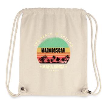 Mahajanga Madagaskar Strand Design - Stanley/Stella recycelter Gym Bag - Naturweiß - Vorne