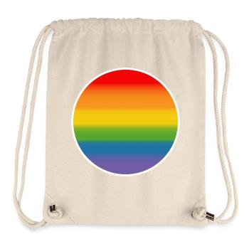 LGBT Rainbow LGBT lgbtqi queer - Stanley/Stella Recycled Gym Bag - natural - Front