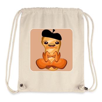 BBQ ROAST CHICKEN | BAGUETTE BASKENMÜTZE - Stanley/Stella Recycled Gym Bag - natural - Front