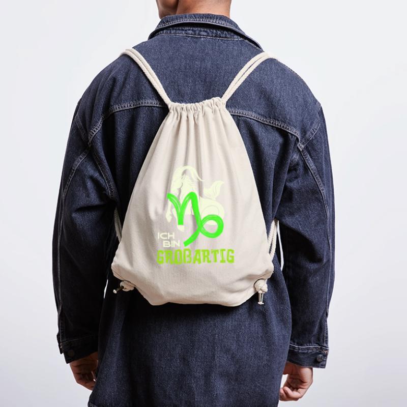 Sternzeichen Horoskop Steinbock Cool Statement Stanley/Stella recycelter Gym Bag