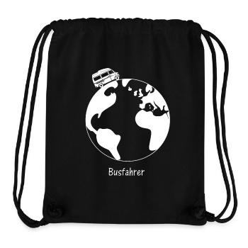 Busfahrer 208 James Cook - Stanley/Stella recycelter Gym Bag - Schwarz - Vorne