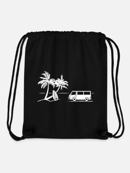 Surfcamp MB100 - Stanley/Stella Recycled Gym Bag - black
