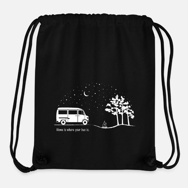 Home is where your Bus is. MB 208 - Stanley/Stella recycelter Gym Bag - Schwarz