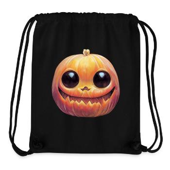 Pumpkin Head For Halloween - Stanley/Stella Recycled Gym Bag - black - Front