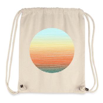 couleurs d’aventure - Sac à cordon recyclé Stanley/Stella - blanc naturel - Devant