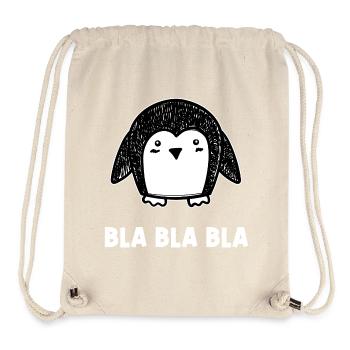 Tier Schnee Spruch Eis Vogel Pinguin Seevogel - Stanley/Stella recycelter Gym Bag - Naturweiß - Vorne