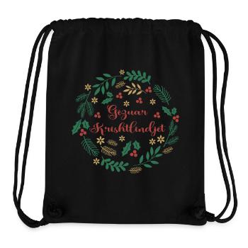 Gezuar Krishtlindjet Merry Christmas Merry Christmas - Stanley/Stella Recycled Gym Bag - black - Front