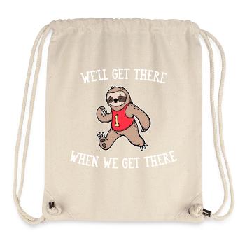 Tier Faultier Chillen Langsam Dschungel Statement - Stanley/Stella recycelter Gym Bag - Naturweiß - Vorne