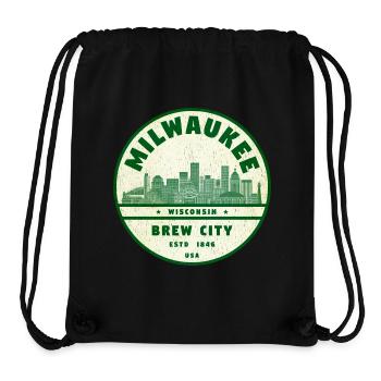 Milwaukee Wisconsin - Stanley/Stella Recycled Gym Bag - black - Front