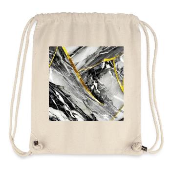 Marble Black Gold Natural Stone - Stanley/Stella Recycled Gym Bag - natural - Front