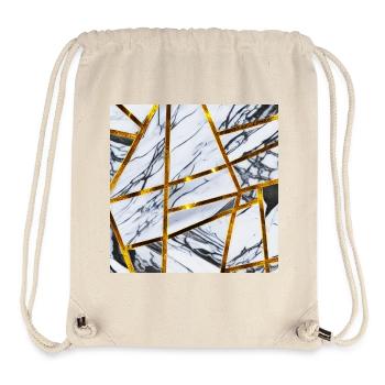 Marble White Gold - Stanley/Stella Recycled Gym Bag - natural - Front