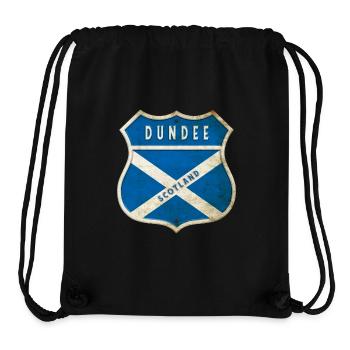 Dundee Scotland coat of arms flag design - Stanley/Stella Recycled Gym Bag - black - Front