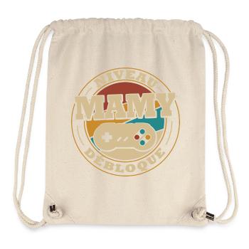 Level Oma freischalten - Stanley/Stella recycelter Gym Bag - Naturweiß - Vorne
