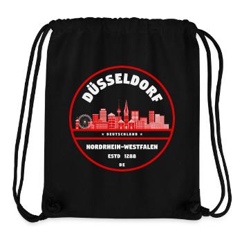 Dusseldorf - Stanley/Stella Recycled Gym Bag - black - Front