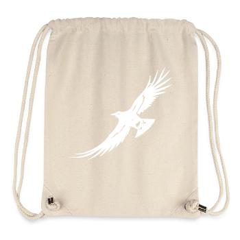 Fliegender Rabe - Stanley/Stella recycelter Gym Bag - Naturweiß - Vorne