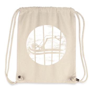 Dessin flottant - Sac à cordon recyclé Stanley/Stella - blanc naturel - Devant