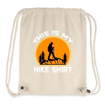 Hiker Mountain Hike Hiking Statement Climbing - Stanley/Stella Recycled Gym Bag - natural - Front
