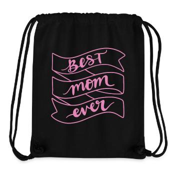 Best Mom Ever - Stanley/Stella Recycled Gym Bag - black - Front