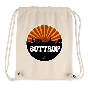 Bottrop Retro Skyline - Stanley/Stella Recycled Gym Bag - natural - Front