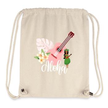 Aloha - Stanley/Stella recycelter Gym Bag - Naturweiß - Vorne