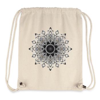 Gotisches Rosetten Kirchenfenster Ornament - Stanley/Stella recycelter Gym Bag - Naturweiß - Vorne