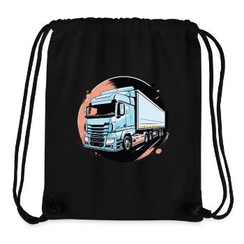 Camion Semi remorque - Sac à cordon recyclé Stanley/Stella - noir - Devant