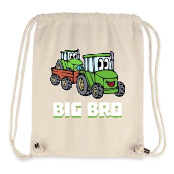 Tractor Farming Agricultural Machinery Tractor Statement - Stanley/Stella Recycled Gym Bag - natural - Front