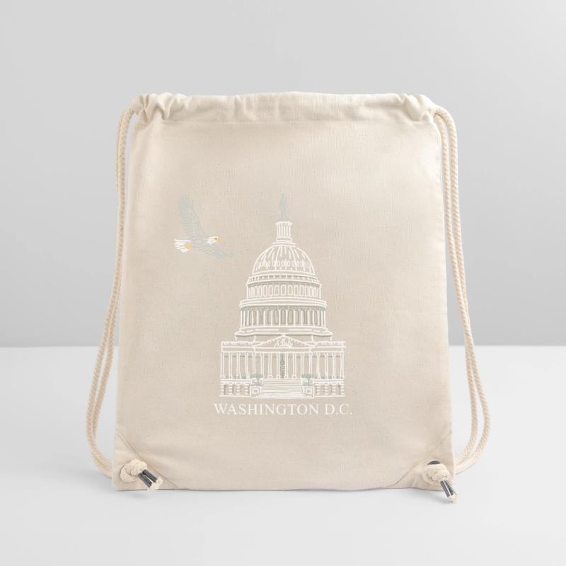 Washington D.C., Capitol Structure, Bald Eagle Stanley/Stella Recycled Gym Bag