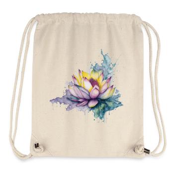 Lotus - Stanley/Stella recycelter Gym Bag - Naturweiß - Vorne