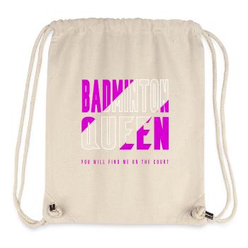 Badminton Queen - Stanley/Stella Recycled Gym Bag - natural - Front