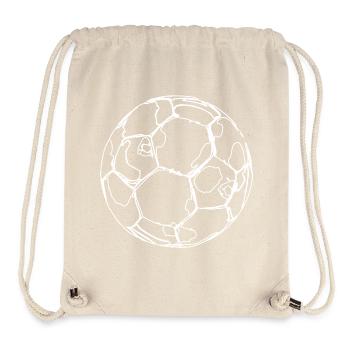 Fußball Zeichnung - Stanley/Stella recycelter Gym Bag - Naturweiß - Vorne