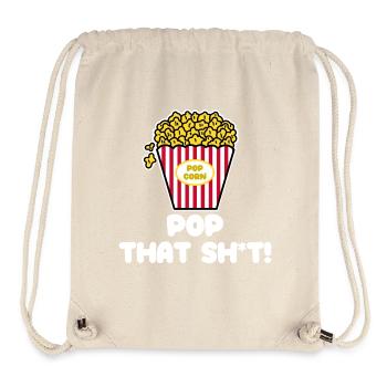 Movies, Theater, Popcorn, Dvd, Abend, Streaming, Kino - Stanley/Stella Recycled Gym Bag - natural - Front