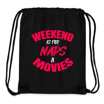 Movies Streaming Theatre Statement Cinema Night - Stanley/Stella Recycled Gym Bag - black - Front