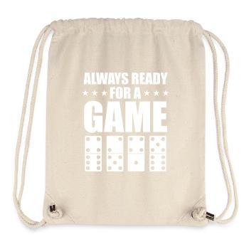 Domino Spiel Design - Stanley/Stella recycelter Gym Bag - Naturweiß - Vorne