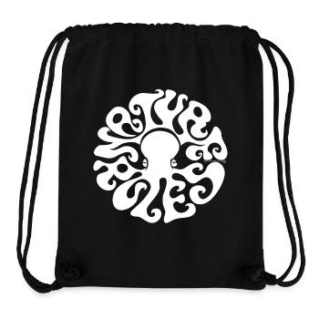 NATURE RULES! psychedelic octopus sixties weiß - Stanley/Stella recycelter Gym Bag - Schwarz - Vorne