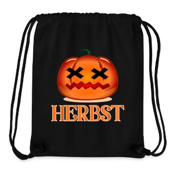 HERBST HALLOWEEN KOSTÜM - Stanley/Stella recycelter Gym Bag - Schwarz - Vorne