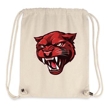 Panther Head Red - Stanley/Stella Recycled Gym Bag - natural - Front
