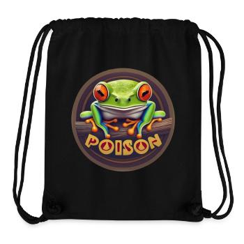 Poison dart frog - Stanley/Stella Recycled Gym Bag - black - Front