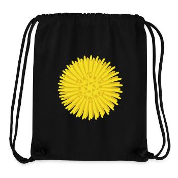 Huflattich - Stanley/Stella recycelter Gym Bag - Schwarz - Vorne