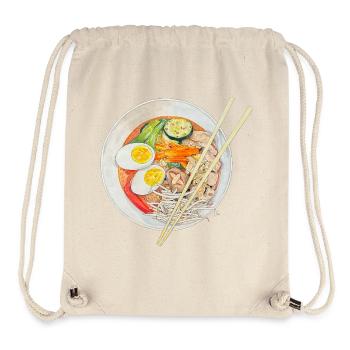 Ramen Suppe japanische Nudelsuppe Japan China - Stanley/Stella recycelter Gym Bag - Naturweiß - Vorne