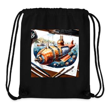 Submarine #6 - Stanley/Stella Recycled Gym Bag - black - Front