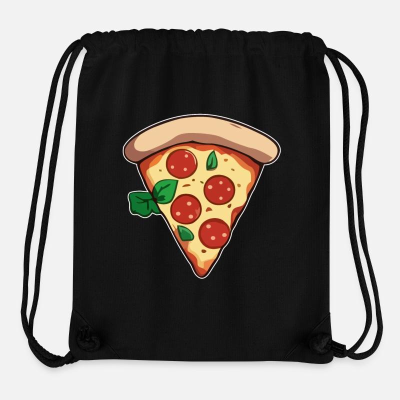 Pizza - Stanley/Stella Recycled Gym Bag - black