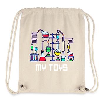 Workaholic Statement Job Scientist Career - Stanley/Stella Recycled Gym Bag - natural - Front