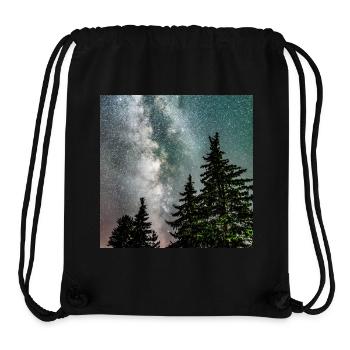 Milky Way in the Dark Forest - Stanley/Stella Recycled Gym Bag - black - Front