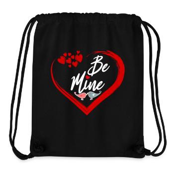 be mine - Stanley/Stella recycelter Gym Bag - Schwarz - Vorne