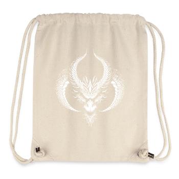 Dragon's Head - Stanley/Stella Recycled Gym Bag - natural - Front