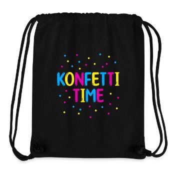 Konfetti time - Stanley/Stella recycelter Gym Bag - Schwarz - Vorne