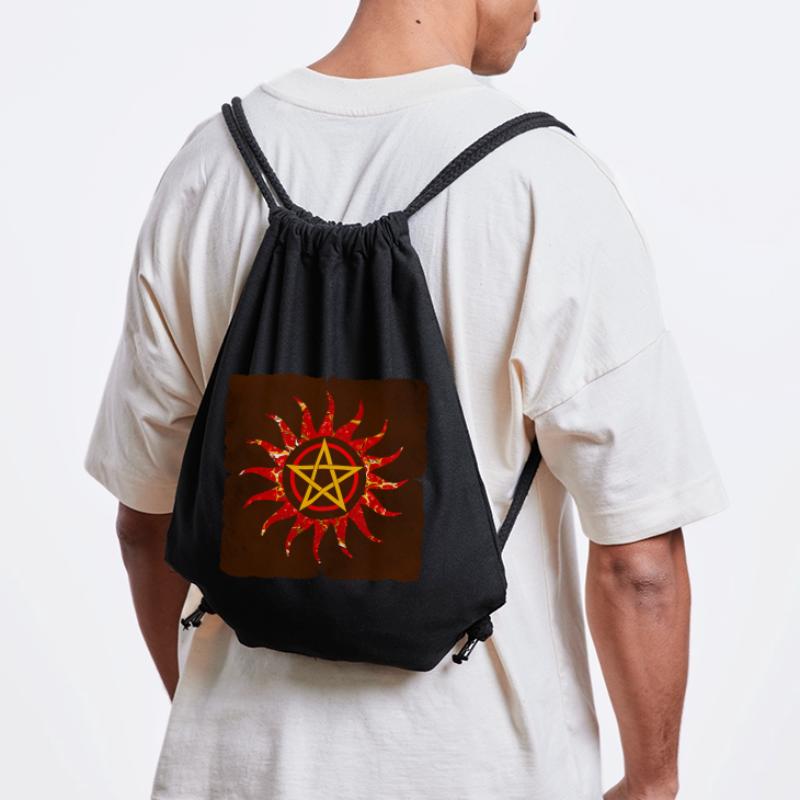 pentagramm in sonne e 232 Stanley/Stella recycelter Gym Bag