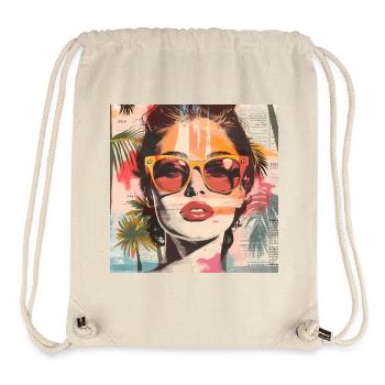 Summer Portrait - Stanley/Stella Recycled Gym Bag - natural - Front
